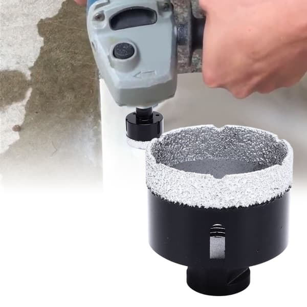 60 mm diamantkerneborebit M14, hulsav til granit, marmor, beton, sort