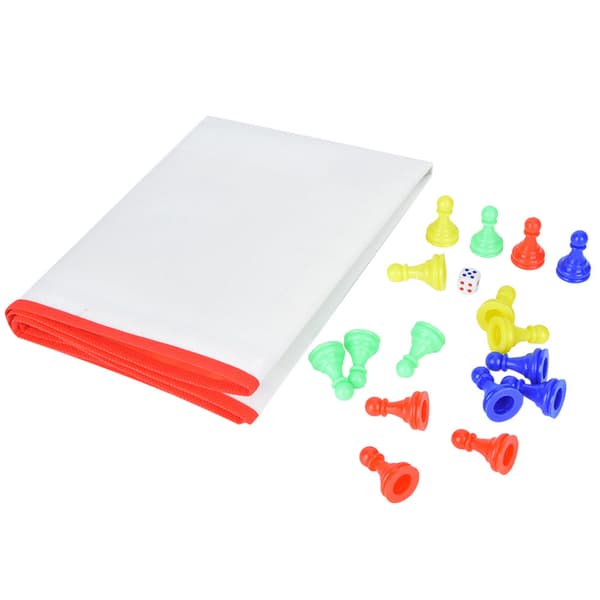 Non Woven Klassiska Ormar & Stegar Ludo Familjebrädspel Leksaksset för Barn Småbarn