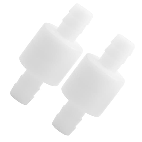 2 st 10 mm plastbackventil för gasvätska