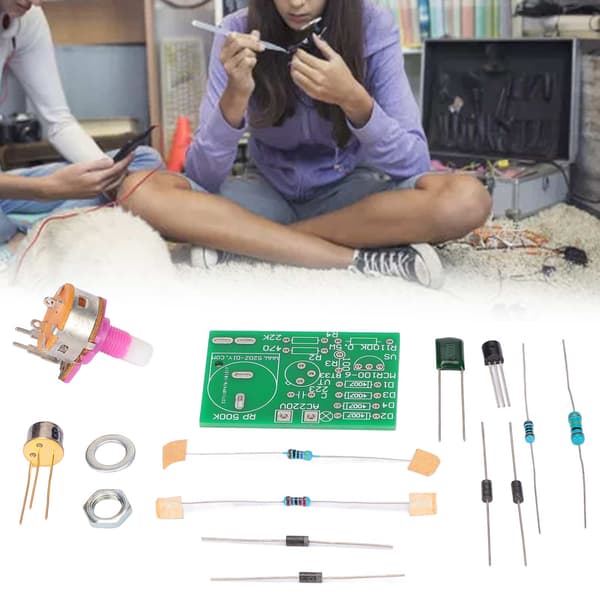 BT33 Transistor Lampe Dæmper Modul Sæt, DIY Elektronisk Produktionskort, Justerbar Bordlampe Dæmpning