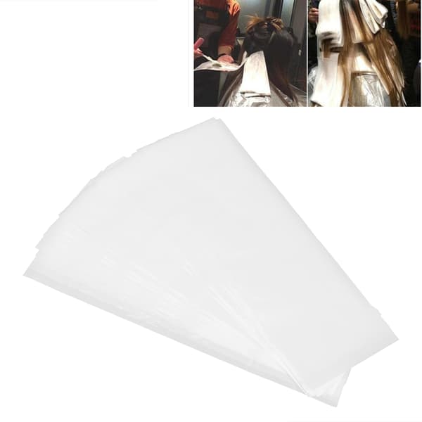 100 stk. professionelle hårfarveark Hår-highlighting-strips Genanvendeligt farveseparationsark