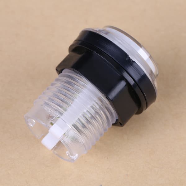 2 st LED-belysta 1P & 2P Startspelar-knappar DIY-kit för arkadspel