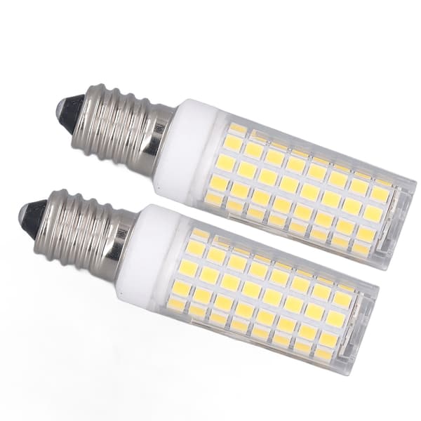 2-pak E14 10W LED-kertepære, energibesparende 102-LED-lys, 100-120V