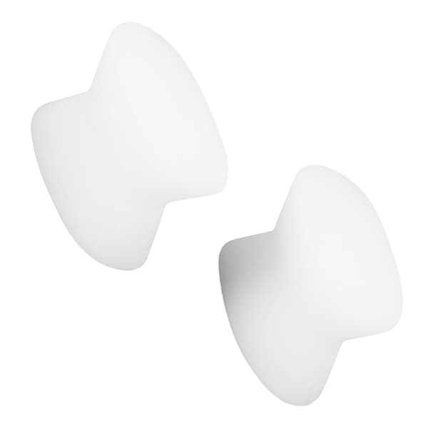 1 par silikongel tåskydd rätare separator justering smärtlindring LJ