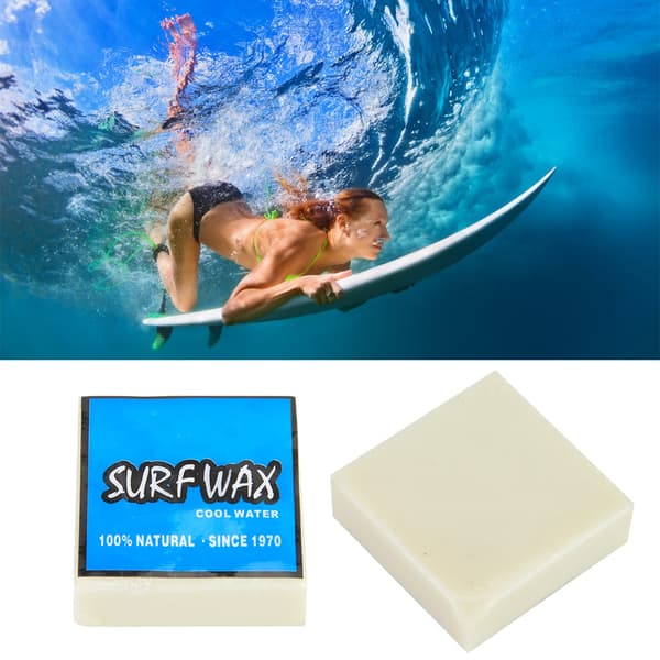 Premium Halkfri Surfvax för Surfbräda Skimboard Skateboard Blå