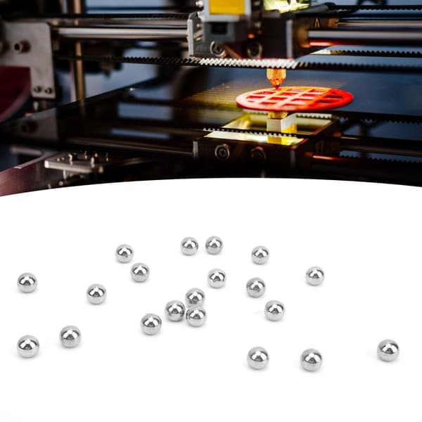 20 STK M4 Kugleled i rustfrit stål til boring og trimning af perler til 3D-printer magnetiske monteringer