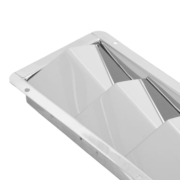 5 slidser båd lamelventil rektangel rustfrit stål holdbar ventilationsrist hardware montering