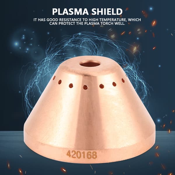 Plasma Shield Cup Hætte 420168 til MAX125 Brænder Forbrugsvarer, Holdbar, Multi-pakke