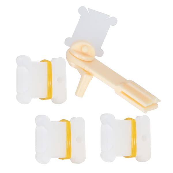 Broderigarn Organizer Sæt Korssting Plast Spole Manuel Viklemaskine Værktøj