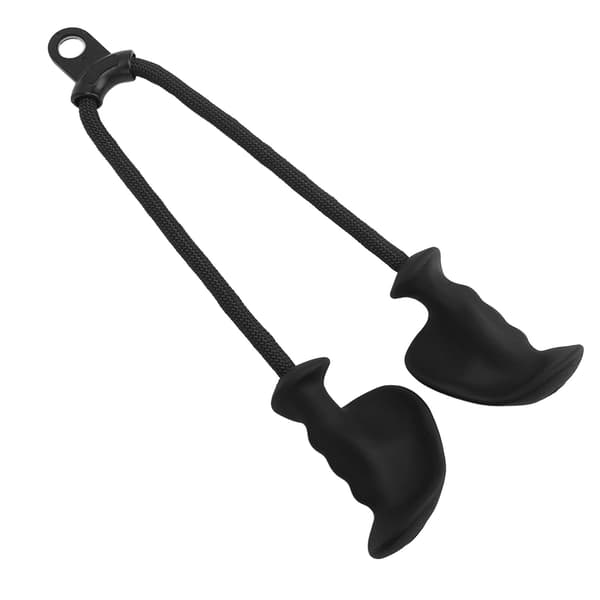 Dubbeländad Triceps Pulldown Rep TPE Nylon 60cm Kabelmaskin Tillbehör för Pushdown & Core Crunch Hemmagym 1st