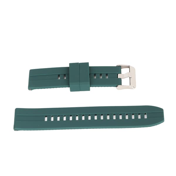 22 mm silikone Quick Release rem til Realme Watch 2, universal mørkegrøn rem