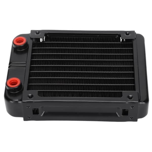 Processor Aluminium Radiator 10-rørs køler, G1/4 Gevind, Lydløs Effektiv Køleplade til PC