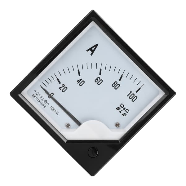 6L2 100A/5A AC Analog Panel Amperemeter Pointer Strømmåler til Industriel Brug