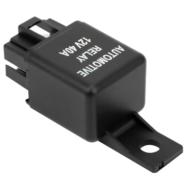 10 stk. 12V 40A bil AC kondensatorrelæ, 5-leder fatning, bilkøleventilator