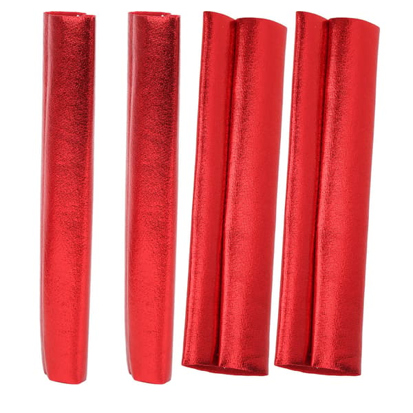 4-pack tyg stötdämpare dammskydd skyddsdelar för 1/10 RC bil röd