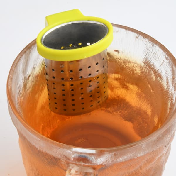 Återanvändbara teinfuserare för örtte och kryddor - Kontorsmaterial - 3-pack - Blå, Gul, Rosa Röd
