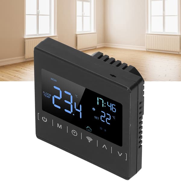 Smart WiFi Touch Termostat för Golvvärme, Programmerbar Digital Styrenhet, 16A