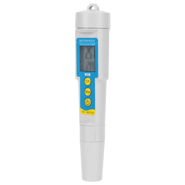 PH-986 3-i-1 Vandkvalitetstester PH/TDS/TEMP Pen, Bærbar Multifunktionsmåler