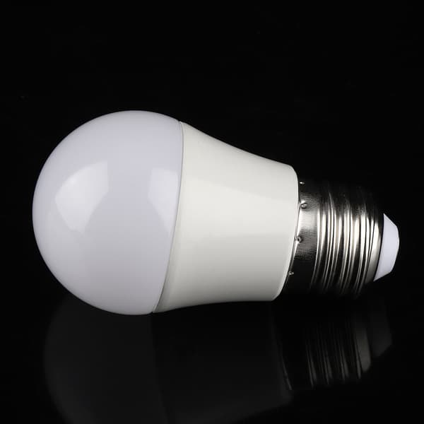 6-pack 5W Mini LED-lampor Varmvit E26 Bas G45 Klotlampa Belysningstillbehör