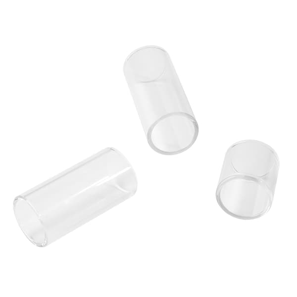 3-pack gitarrslide i glas Fingerslider Instrumenttillbehör för framträdande