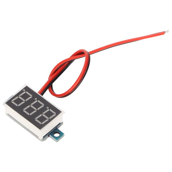 DC 4-40V Grön LED-display Digital Voltmeter Hög Noggrannhet Spänningstestare Infälld Montering DIY