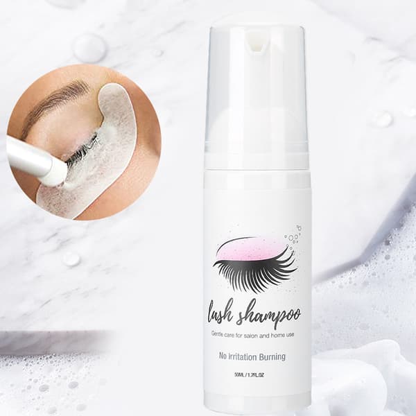 50 ml Lanthome øjenvipperenser Ikke-irriterende øjenvippeforlængershampoo Mild øjenvippeskum