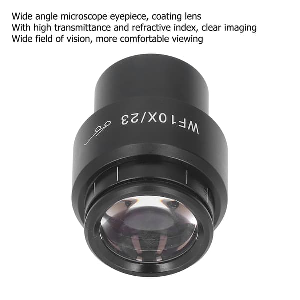 30 mm interface mikroskoplinse vidvinkel WF10X/23 justerbart dioptriokular med kappe