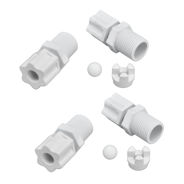 2-pak returskylningsventiladaptermontering poolrengøringsdele til HAYWARD CL200 CL220