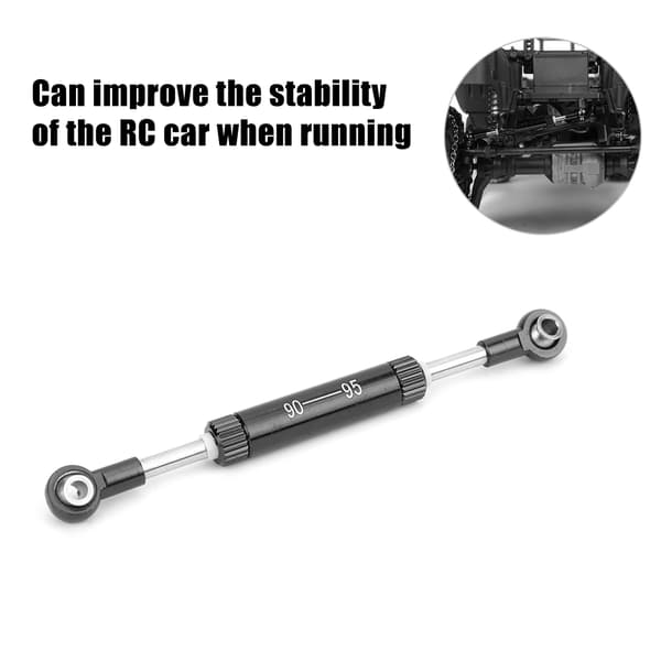 Justerbart servotrækstangssæt til 1/10 RC bil Axial SCX10 D90 90-95mm