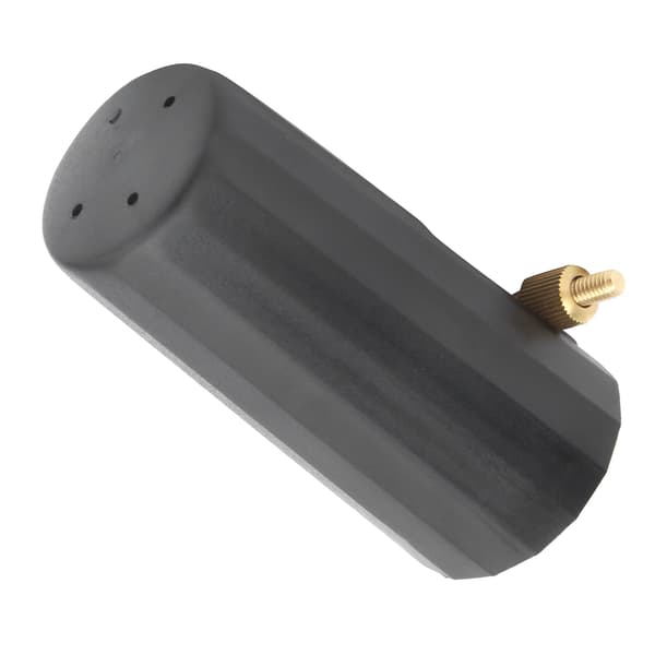 Altsaxofonmunstycke, PU-läderligatur, plastlock, vit förpackning, JS01