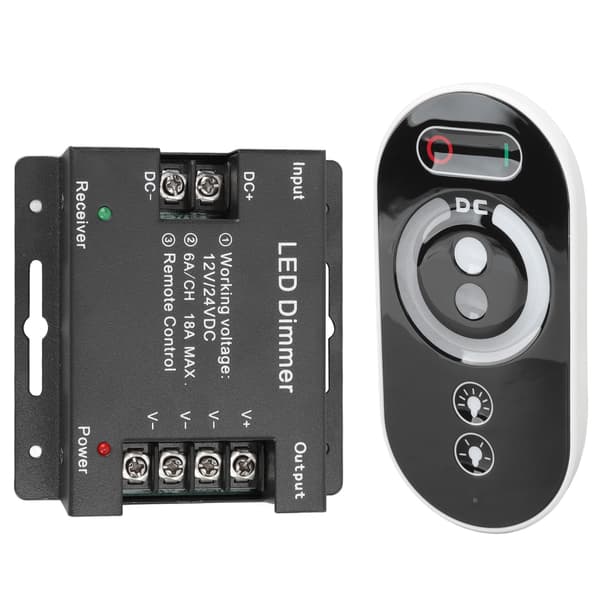 Trådløs RF Touch LED-lysdæmperkontakt til 12V 24V Strip Light