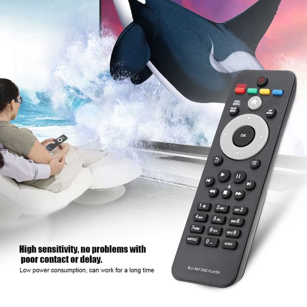 Philips RC-2820 Blu-ray fjärrkontroll, ABS, 15,2 cm, 2 AAA, BDP2100 BDP2105 BDP2185