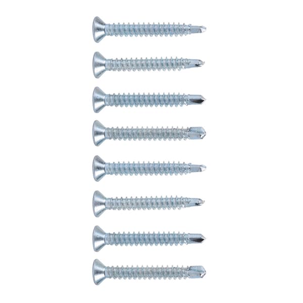 Itsekierteittävä ruuvisarja, litteä pää, 50 kpl M4.2x19mm