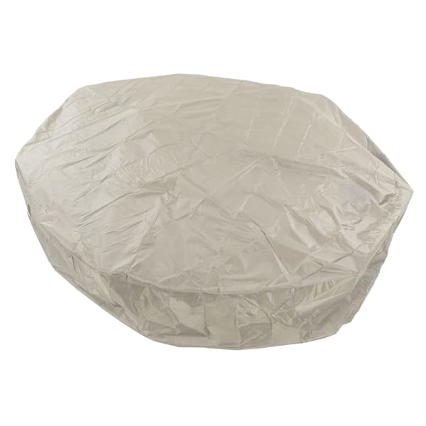 210x30cm Silver Polyester Taft Vattentätt Överdrag för Rund Utomhusbadkar Dammskydd