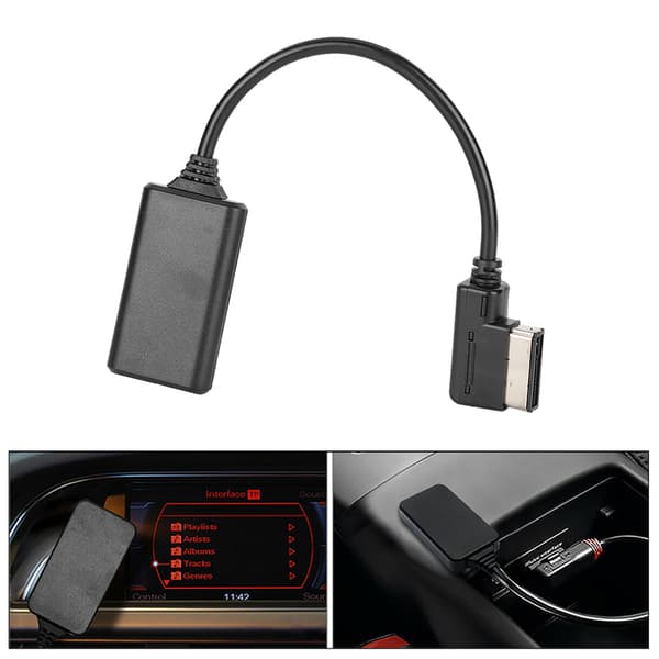 Bluetooth5.0 AUX musikgränssnittsadapter ljudkabel passar för AMI MMI MDI