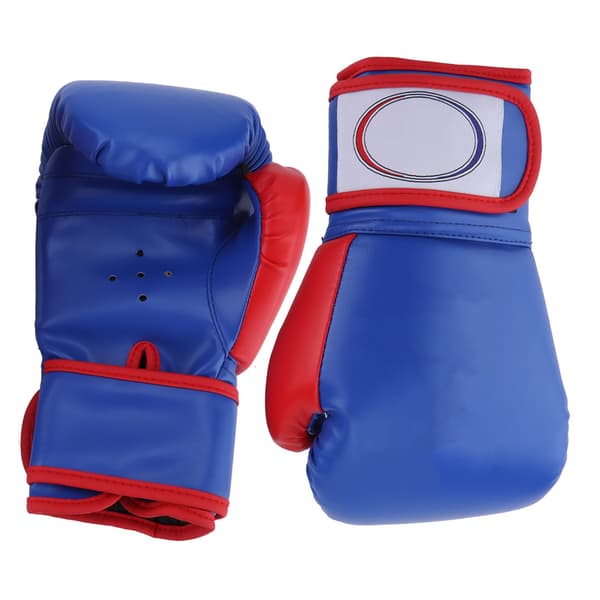 Junior Boxhandskar 1 par, Boxningssäck & Träningshandskar för Pojkar Flickor, Blå