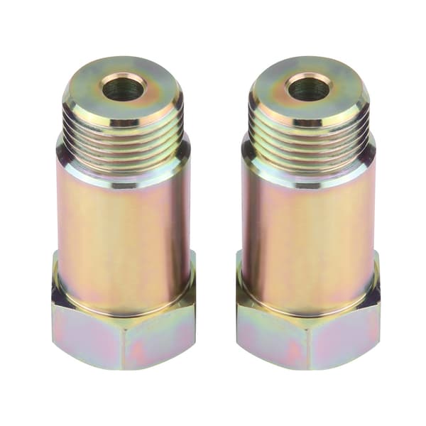 2 st 45 mm M18*1.5 O2 Lambdasondsförlängare Distansadapter Gul