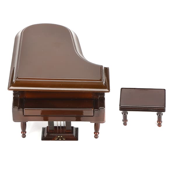Miniatyrpianomodellprydnader Trämusikinstrument Sovrum Vardagsrum Möbler Dekoration