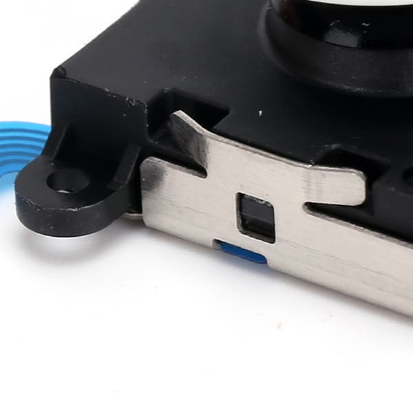 Ekstra Tommelfingerstyringsenhed til Switch Joy-Con/Lite, Hvid ABS Analog Stick, 1 stk.