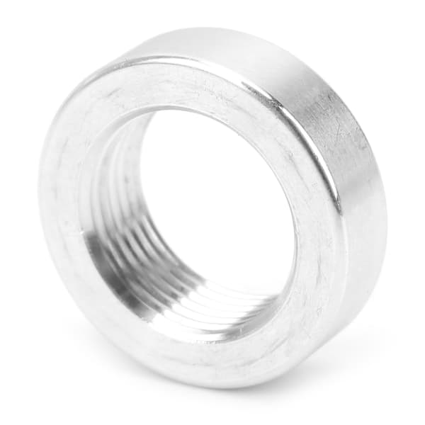 M22x1.5mm svejsemuffe, billet aluminiumslegering, rustfri indvendig gevind til brændstoftank
