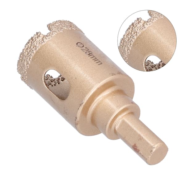 28 mm loddet diamantkerneborehulsav til glas, keramik, marmor, sten