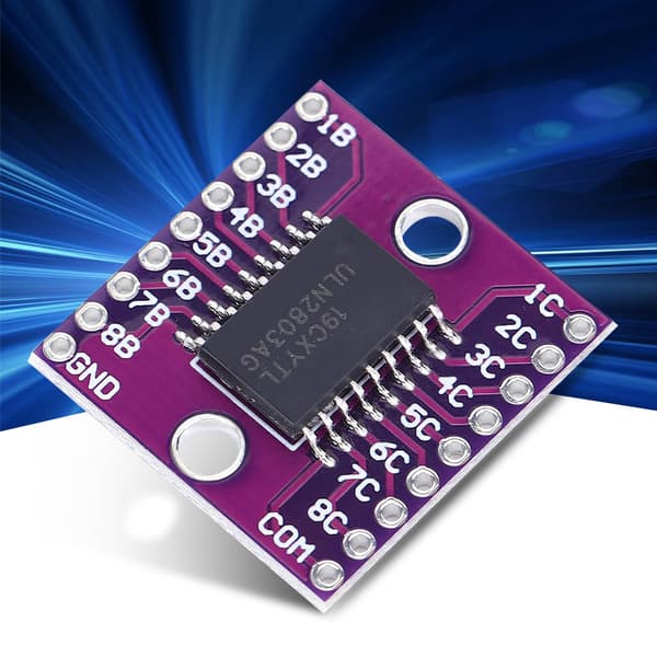 2 stk. ULN2803A Darlington Driver Board 50V Lilla Industriel Relæmodul