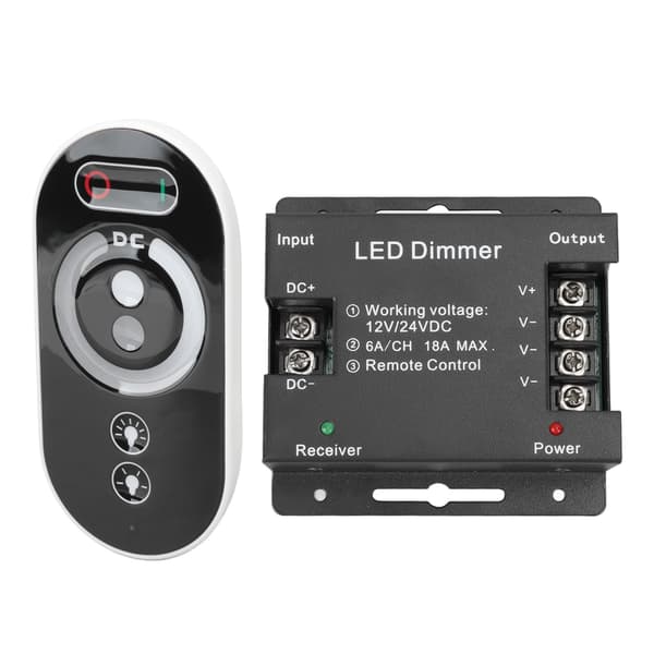 Trådlös RF Touch LED Dimmerbrytare för 12V 24V LED-list