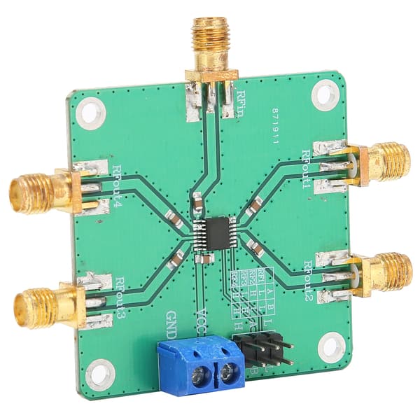 RF-kytkinmoduuli SP4T 5V DC 10-3500MHz Teolliset sähköosat