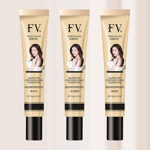 30g Full Täckning Makeup Bas Kräm Concealer Vattentät Långvarig Flytande Makeup