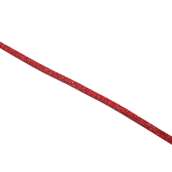 Strassrörrep DIY Sömnad Bröllopsklänning Kostym Dekoration Tillbehör Röd
