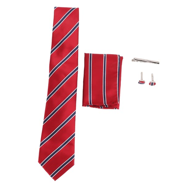 Herre slips klassisk stribet polyestergarn let at matche garanterer holdbarhed herreslips til forretning