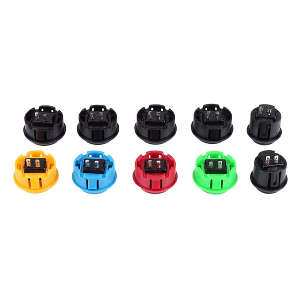 Zero Delay Arcade Game DIY Kits Delar 10 Knappar Joystick USB-kodare för MAME PC