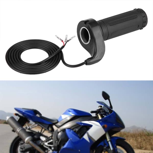 Universal motorcykelaccelerator elektrisk scooter drejehastighedsgreb med 3 ledninger