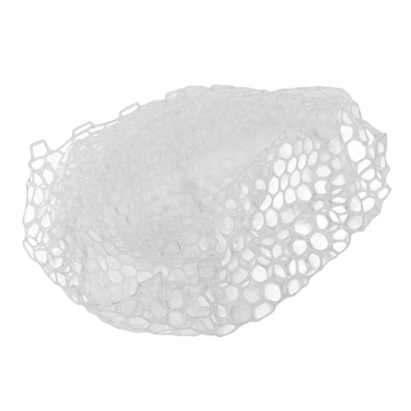Sammenklappelig fluefiskenet fangstpose 47 cm dyb gummimasker til ørred laks